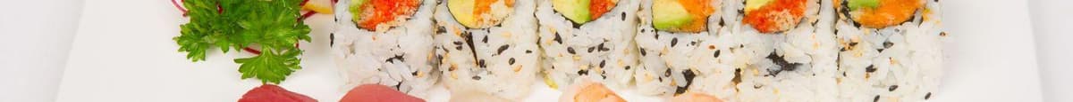 M5.Any 1 Special Roll w/6pcs Sushi