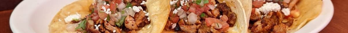 17- Tacos Al Pastor/ Marinated Pork Tacos