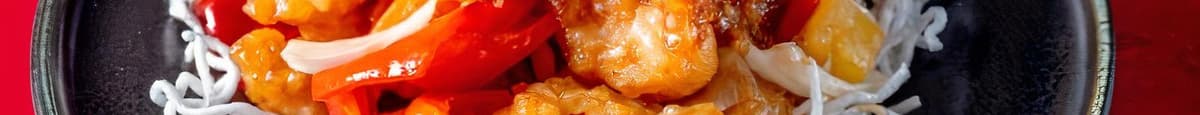 Crispy Spicy Honey Shrimp
