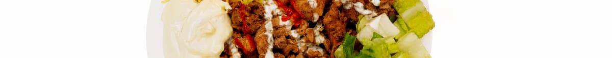 Chicken Shawarma On Rice & veggies