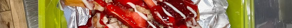 Loaded Churros-Strawberry Shortcake