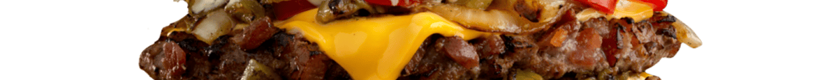 Bacon Smashed Hatch Chile Burger