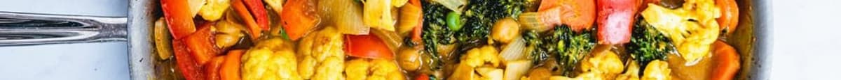 Curried Vegetable Medley (Alicha Dinish)