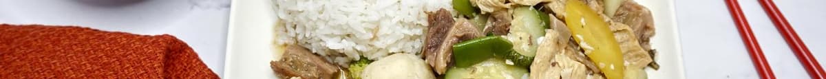 牛腩腐竹饭 / Beef Brisket & Yuba Over Rice