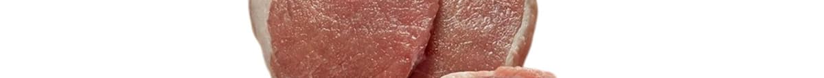 ButcherBox Frozen Humanely Raised Boneless Pork Loin Chops (8 oz x 2 ct)
