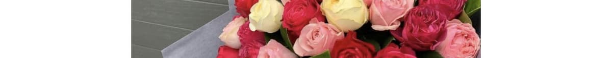 Vibrant Rose Bouquet - Large