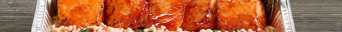 Cherry Chipotle Glazed Salmon