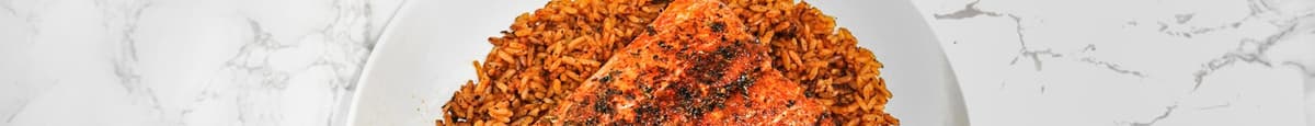 Blackened Salmon and Two Sides