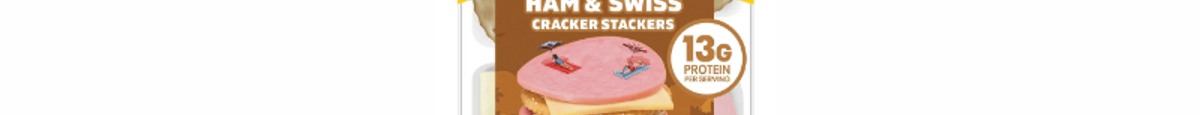 Lunchables Cracker Stackers Ham & Swiss (3.2 Oz)