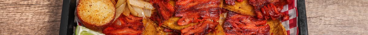 (5) Tacos De Trompo / Spit-Roasted Marinated Pork