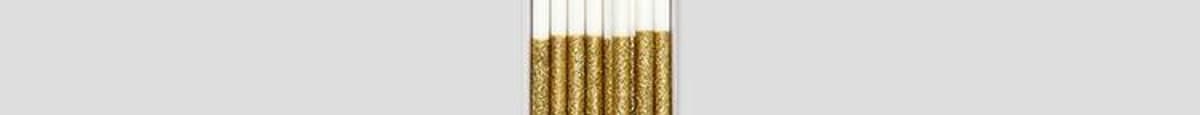Meri Meri - Gold Glitter Dipped Candles