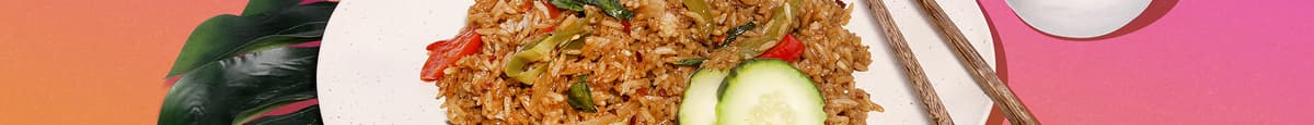 Vegan Spicy Basil Fried Rice