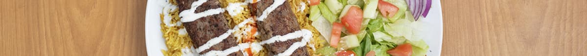 Beef Kabab Plate - Gluten-Free