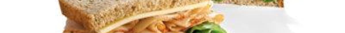 Dietz & Watson's Turkey & Havarti Sandwich made with Izzio's Multigrain Bread