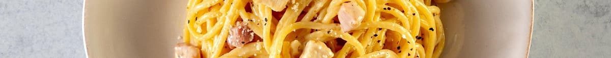 Spaghetti Carbonara with Chicken