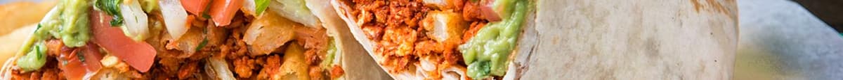Vegan Chorizo Burrito--