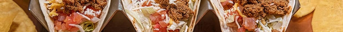Ground Beef Taco Platter (Includes Chips)
