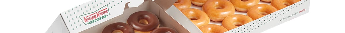 Krispy Kreme Original Glazed Dozen & Duo Dozen Doughnuts (24 ct)