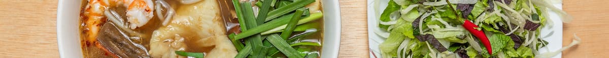 Vietnamese Fermented Fish Noodle Soup (Bun Man)