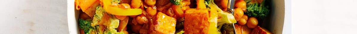 Tofu & Chick-Peas Masala (Vegan)
