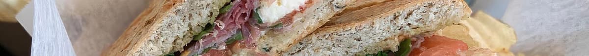 Prosciutto Caprese Sandwich