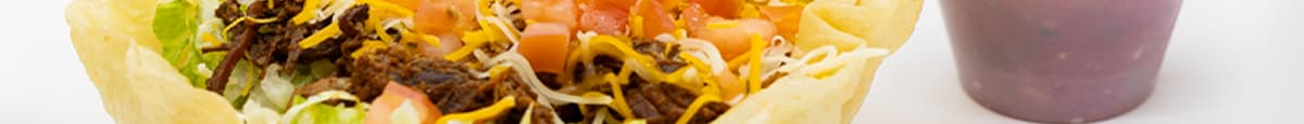 Barbacoa Seasoned Beef Taco Salad