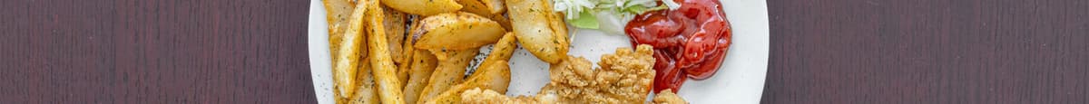 Chicken Strips (4 Pcs with Sides)