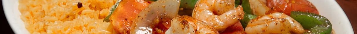Lunch Shrimp Fajitas