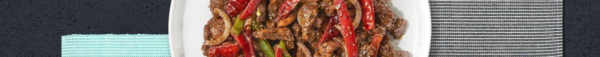 Tender Beef With Green Peppers