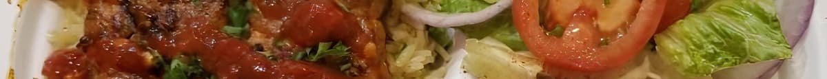 Seekh Kabab+Salad