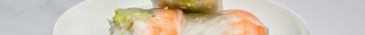 A3. Fresh Shrimp & Pork Salad Rolls (2)- Goi Cuén