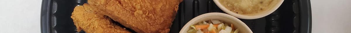 2 piece Fried Chicken Drum & Thigh Meal