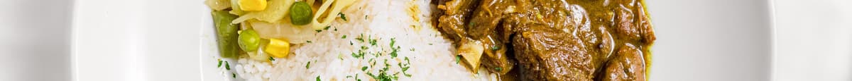Curried Goat Platter