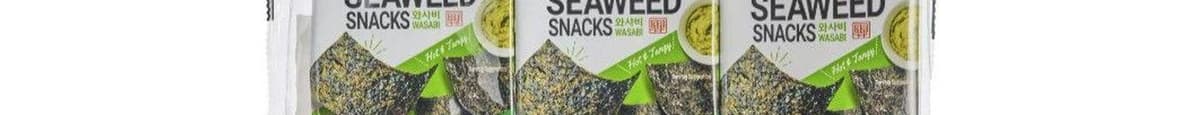 Bibigo Crispy Seaweed Wasabi Flavour 5Gx3Pk