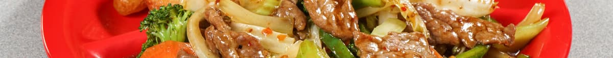 B8 Beef Hunan Style & Sweet Sour Chicken