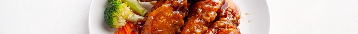 Flavored Wings with Sauce