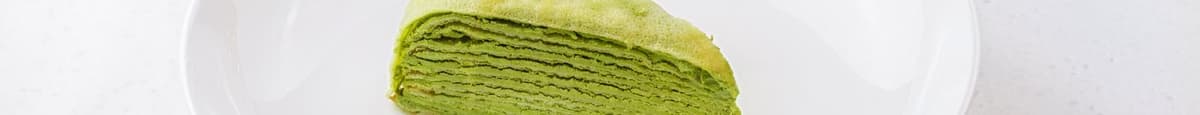 matcha green tea mille crepe cake