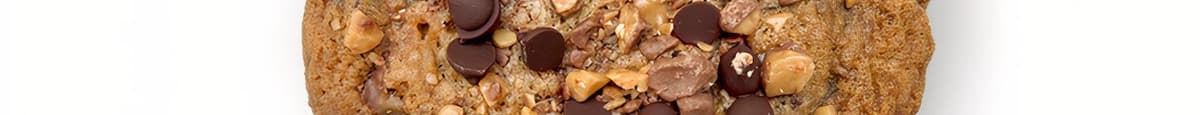 Heath Bar Crumbles + Chocolate Chunks Cookie