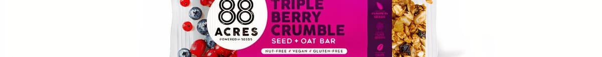 88 Acres Triple Berry Crumble Seed Bar