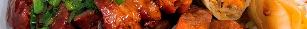 B9. Grilled Shrimp & Grilled Chicken w/ Vermicelli - Bún Tôm Nướng, Gà Nướng              