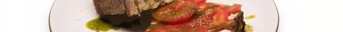 Tomato Pesto Toast