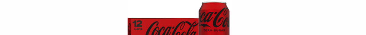 Coca-Cola Zero Sugar Soda Can (12 Oz X 12 Ct)