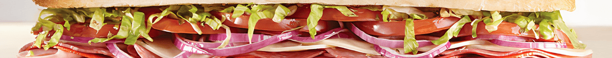 12" Classic Italian Ham, Salami, Pepperoni (1630cal)
