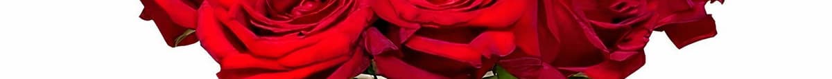 Essencial Rose Bouquet in Vase (24 Stems)