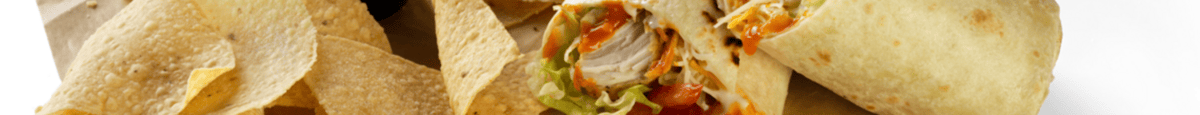 Buffalo Ranch Chicken Wrap