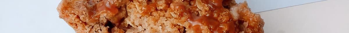 Salted Caramel Apple Crumble - Slice
