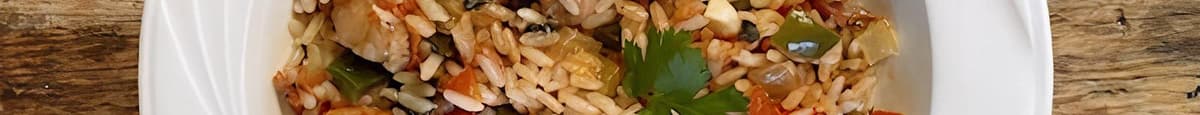 Riz aux crevettes, légumes et anis / Rice with Shrimps, Vegetables and Anise