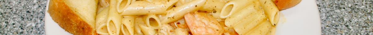 Penne Pasta Chicken and Jumbo Shrimp