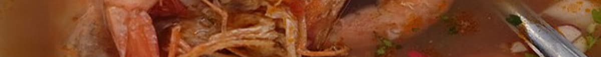 5. Caldo de Camarón con Cáscara / 5. Unpeeled Shrimp Soup