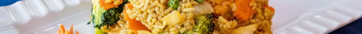 Vegan Yellow Curry Fried Rice